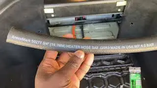 2014 Tesla Model S84 A/C Mold Smell Fix and Drain Hose Extend