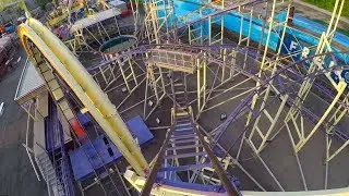 Freij Euro Star roller coaster on-ride POV - Pinfari ZL42