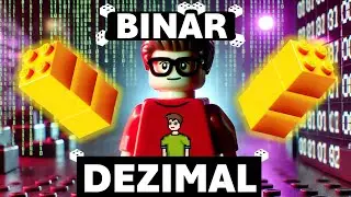 Dezimal in Bin&auml;r mit Klemmbausteinen (einfach erkl&auml;rt)