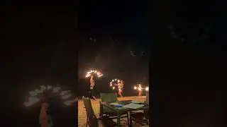 Fire dance on Private beach #island #trending #youtube #thailand #thai