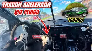 QUE PERIGO 😱 GOL 4x4 1000hp TRAVOU ACELERADOR ABERTO * perdemos a coroa da lista*
