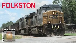 [8A][4k] Trains in the Folkston Funnel, CSX Nahunta Subdivision, Folkston, GA 07/11-16/2021