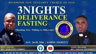 Night 1 Deliverance Fasting || Pastor Dale Henriques || Monday Jan. 26, 2026