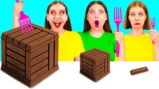 Большая, Средняя или Маленькая Тарелка Челлендж | Смешные Моменты