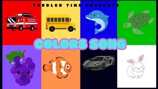 🎨 Meet the Colors Song | Toddler Time Channel 🌈✨