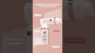 Wonder Glow Cream: Plumps, smooths, brightens - your skin will thank you! 😉
