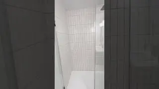 Remodeled Bathroom with Giant Shower #house #shorts