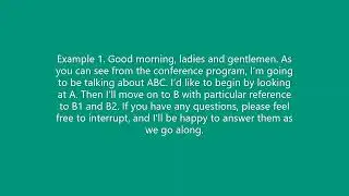 10 Presentation tips - Making a verbal outlines #presentationskills