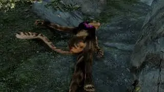 Skyrim Ryona - Khajiit Ragdoll #2