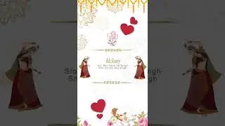 30 Portait Mode Edius X & Adobe Premier Pro Wedding Project | Save The Date | WhatsApp Invitation