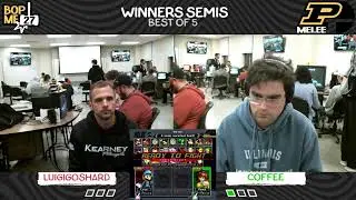 BOPME 27: SSBM Singles Winners Semis: Luigigoshard (Luigi) vs coffee (Peach)