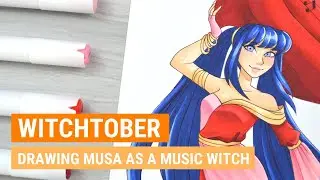 🎃 Witchtober (2021): MUSA from WINX CLUB | Marker Speedpaint | iiKiui