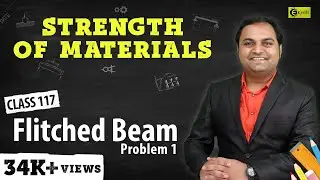 Flitched Beam - Problem 1 - Stresses in Beams - Strength of Materials