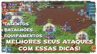 DICAS PARA VOCÊ MELHORAR OS SEUS ATAQUES! Lords Mobile