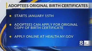 New law allows adoptees to obtain birth certificate at 18