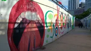 Public Art in Chicago: North Avenue Beach Mural (Downtown Chicago)