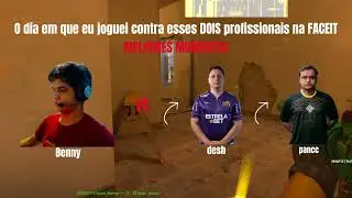 CAI CONTRA DOIS PROFISSIONAIS NA FACEIT - HIGHLIGHTS CS2