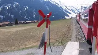 Matterhorn Gotthard Bahn - Disentis - Oberalppass - Andermatt - Glacier Express railway MGB railways