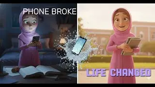 Mobile Addiction  Short Story: Her Phone Broke&hellip; and Her Dreams Woke Up | StoryBee English Lessons