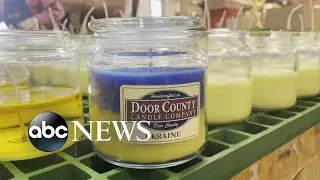 Candle company raises money for Ukraine