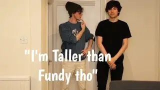 George & Fundy Finally Does Height CHECK IRL | Georgenotfound Livestream