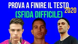 PROVA A FINIRE IL TESTO 2020 (CHALLENGE)