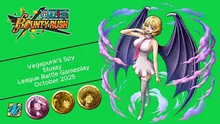 Vegapunk's Spy Stussy League Battle Gameplay using Chance Card - One Piece Bounty Rush