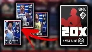 Massive 88-93 Elite Resolution Player Pack Opening - Nba Live Mobile 19