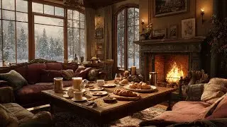Winter Firelight Piano 🎹 Gentle Ambience for Focus, Meditation and Inner Stillness