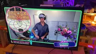 Behind-the-Scenes!  DJ Rowan at Virtual Burning Man