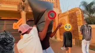 Plastic Wrapping strangers in kasi!!🇿🇦prank
