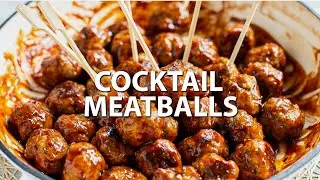 Cranberry Cocktail Meatballs | The Best Gameday & Holiday Appetizer!!!