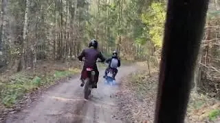 Squad Riding Adventure: RZR Turbo, Africa Twin, Quads, Dirtbikes & Old Motorcycle Jawa Offroading