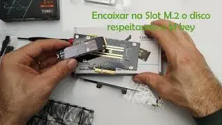Adaptador PCIe com disco M.2 NVMe