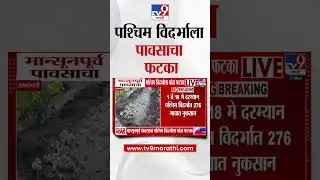 Amravati Rain UpdatE |  मान्सूनपूर्व पावसाचा पश्चिम विदर्भाला मोठा फटका