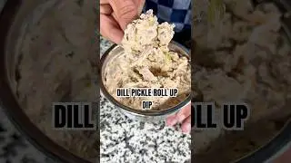 Spicy Pickle Roll Up Dip! The Best Dip Ever.