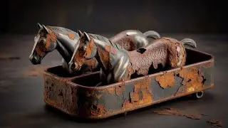 From Rust to Gold | Satisfying Restoration ASMR (No Talking)