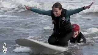 Why Gnome Surf?  Because we are FAMILY! #family #surftherapy #surf #adaptive @kiwiproductionsri