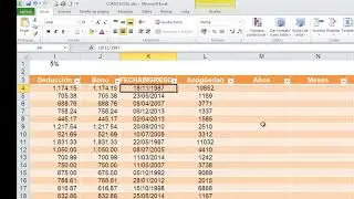 Excel para Recursos Humanos, V&iacute;deo 05, C&aacute;lculo de edad y antiguedad