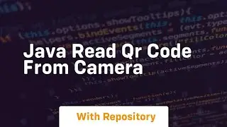 java read qr code from camera