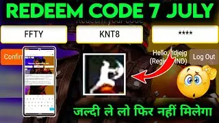 REDEEM CODE NEW EMOTE IN FREE FIRE  | 7 JULY 2021 | FA GAMER