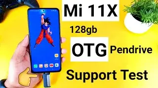 Mi 11x 128gb OTG Pendrive support test