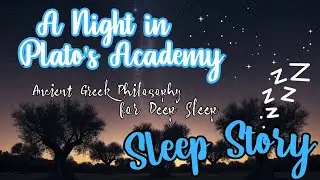 Sleep Story | A Night in Plato's Academy (Ancient Greek Philosophy for Deep Sleep)