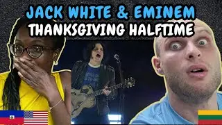 REACTION TO Jack White & Eminem - FULL Thanksgiving Halftime Show | FIRST TIME WATCHING