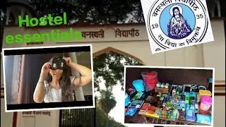 Hostel essentials in Banasthali VIDYAPEETH 🗑️📦🧴🪮🧼
