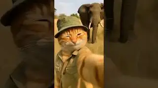 # cute cat ne kiya vlog start #AIcatVlog  #FunnyCatVlogs  #AIPetStories  #CuteAICat  #VirtualCatLife