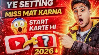 YouTube Channel Ki Ye 5 Settings Zaroor ON Karo | New YouTubers 2026 #youtubeshorts #youtubechannel