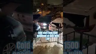 Cold start ram 1500 ecodiesel with -34&deg; #automobile #ram1500 #ecodiesel #fvpシ #fvp #shorts