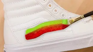 CUSTOM SK8-HI VANS!! 🎨MUST WATCH!