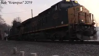 Early Morning Stack Train in Mine Dock Park 12/22/19